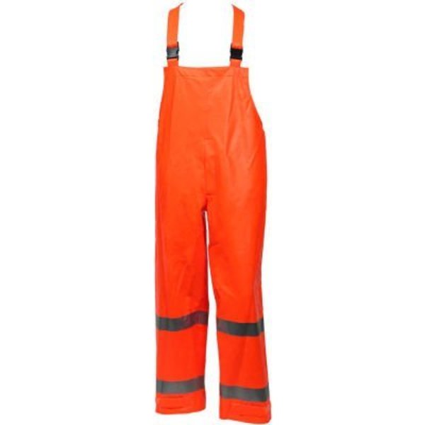 Tingley Rubber Tingley® Eclipse„¢ Class E FR Overall, Snap Fly Front, Fluorescent Orange/Red, 3XL O44129.3X